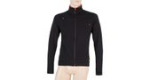 MERINO UPPER men's full-zip sweatshirt black