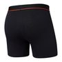 NON-STOP STRETCH COTTON BOXER BRIEF FLY, black