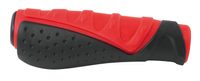 rubber moulded, black-red