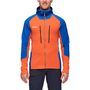 Eiswand Advanced ML Hooded Jacket Men, oranžová-azurit