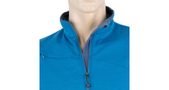 MERINO UPPER men's sweatshirt full zip blue