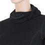 MERINO DF ladies long sleeve shirt with hood black