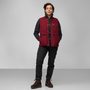 Singi Padded Vest W, Bordeaux Red