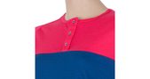 MERINO AIR PT ladies shirt with buttons magenta/blue