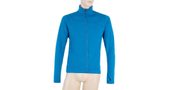 MERINO UPPER men's sweatshirt full zip blue