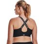 UA Infinity High Bra Zip, Black