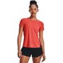 UA IsoChill Run Laser Tee, Orange