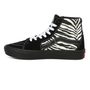 MIXED MEDIA COMFYCUSH SK8-HI SHOES (Mixed Media) Antique White/Black