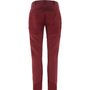 Nikka Trousers Curved W Bordeaux Red