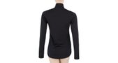 THERMO dámské triko dl.rukáv zip, černá/vzor