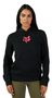 W Fox Head Fleece Po Black/Pink