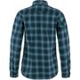 Övik Flannel Shirt W Dark Navy-Indigo Blue