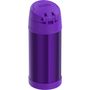 Baby thermos with straw 355 ml purple