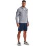 UA TECH GRAPHIC SHORT, Blue/grey