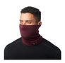 THERMAL MERINO NECK GAITER, black cherry heather