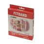 FIT BAND 120x12cm medium stiff/red