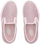 JN CLASSIC SLIP-ON (GLITTER)BLSHNGBRID/TRWHT