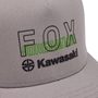 Fox X Kawi Flexfit Hat Steel Grey