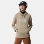 W DREW PEAK PULLOVER HOODIE BEIGE