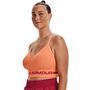 UA Seamless Low Long Bra, Orange