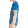 MERINO ACTIVE men's shirt neck sleeve blue stripes