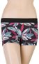 COOLMAX IMPRESS ladies panties with leg black/leaves