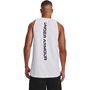 UA BASELINE COTTON TANK, White