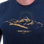 COOLMAX TECH MOUNTAINS pánské triko kr.rukáv deep blue