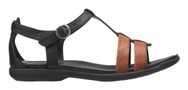 ROSE CITY T-STRAP W black/tortoise - dámské sandály