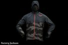 Racing Pánská bunda Downpour Jkt Black Camo