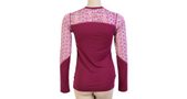 MERINO IMPRESS ladies long sleeve shirt lilla/pattern