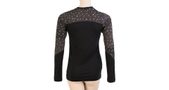 MERINO IMPRESS women's long sleeve shirt black/pattern