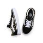 UY OLD SKOOL, (FLOCKED LEOPARD) BLACK/TRUE WHITE