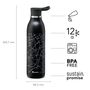 CityLoop Thermavac eCycle 600 ml Black City černá s potiskem