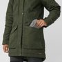 Singi Wool Padded Parka W Deep Forest