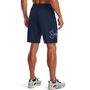 UA TECH GRAPHIC SHORT, Blue/grey