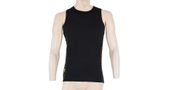 MERINO AIR men's sleeveless shirt, black