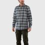 Övik Heavy Flannel Shirt M Deep Forest-Laurel Green