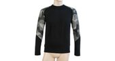 MERINO IMPRESS men's long sleeve shirt black/camo