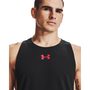 UA BASELINE COTTON TANK, Black