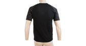 MERINO ACTIVE men's shirt black/dark grey stripes