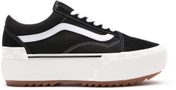 UA Old Skool Stacked (suede/canvas), black/blanc de blanc