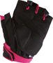 Womens Ripley Gel Short Glove, black/pink