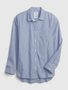 813138-01 Teen košile z organické bavlny Modrá