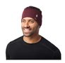 THERMAL MERINO REVERSIBLE HEADBAND, black cherry heather