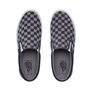 CHECKERBOARD CLASSIC SLIP-ON SHOES, Black/Pewter Checkerboard