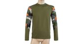 MERINO IMPRESS men's long sleeve shirt safari/camo