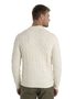 M Mer Cable Knit Crewe Sweater UNDYED
