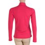 MERINO DF women's long sleeve zipper shirt magenta