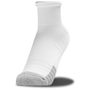 UA Heatgear Quarter 3pk, White